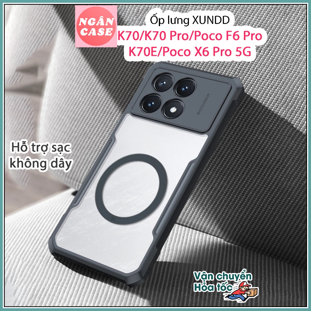 XUNDD Redmi K70 / K70 Pro / Poco F6 Pro / K70E / Poco X6 Pro 5G Case (BEETLE MAGNETIC) - รองรับการชา