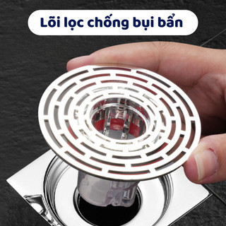 🏵️🏵️Nắp Đậy Cống Thoát Nước Cho Sàn Nhà Bếp, Nhà Tắm, Ngăn Mùi Hôi Cống, Chống Công Trùng