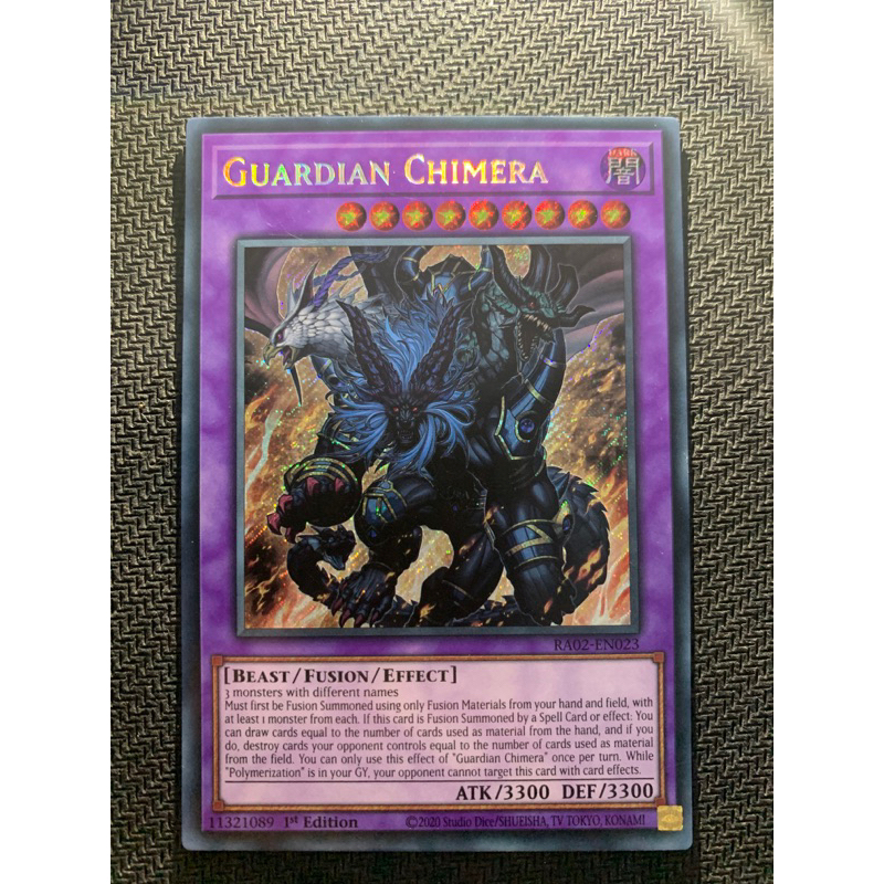 Yu-gi-oh! การ ์ ด Yu-gi-oh! Ra02-en023 Guardian Chimera UK