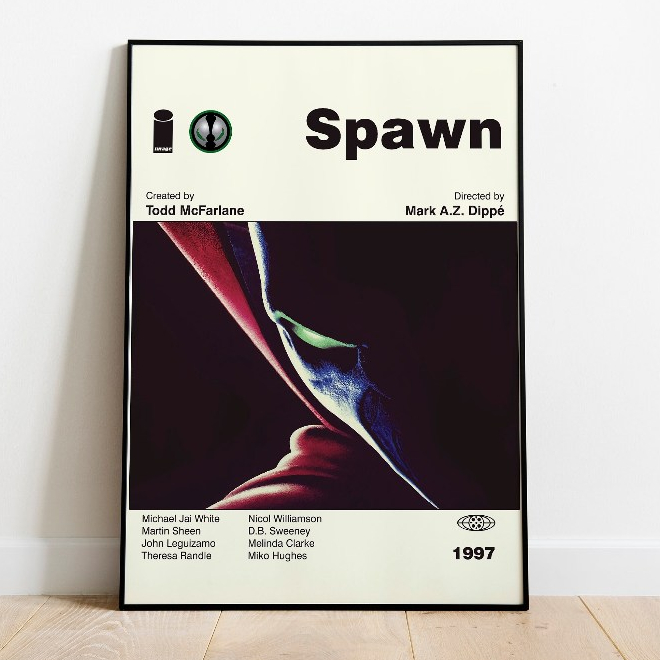 Movie POSTER ️ Movie Painting : SPAWN POSTER - Wall Painting - Wall Decor -