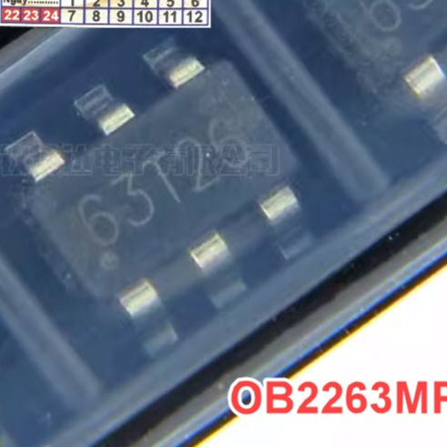 กระเป๋า ICs OB2263MP OB2263 2263 SOP-6 LKTT
