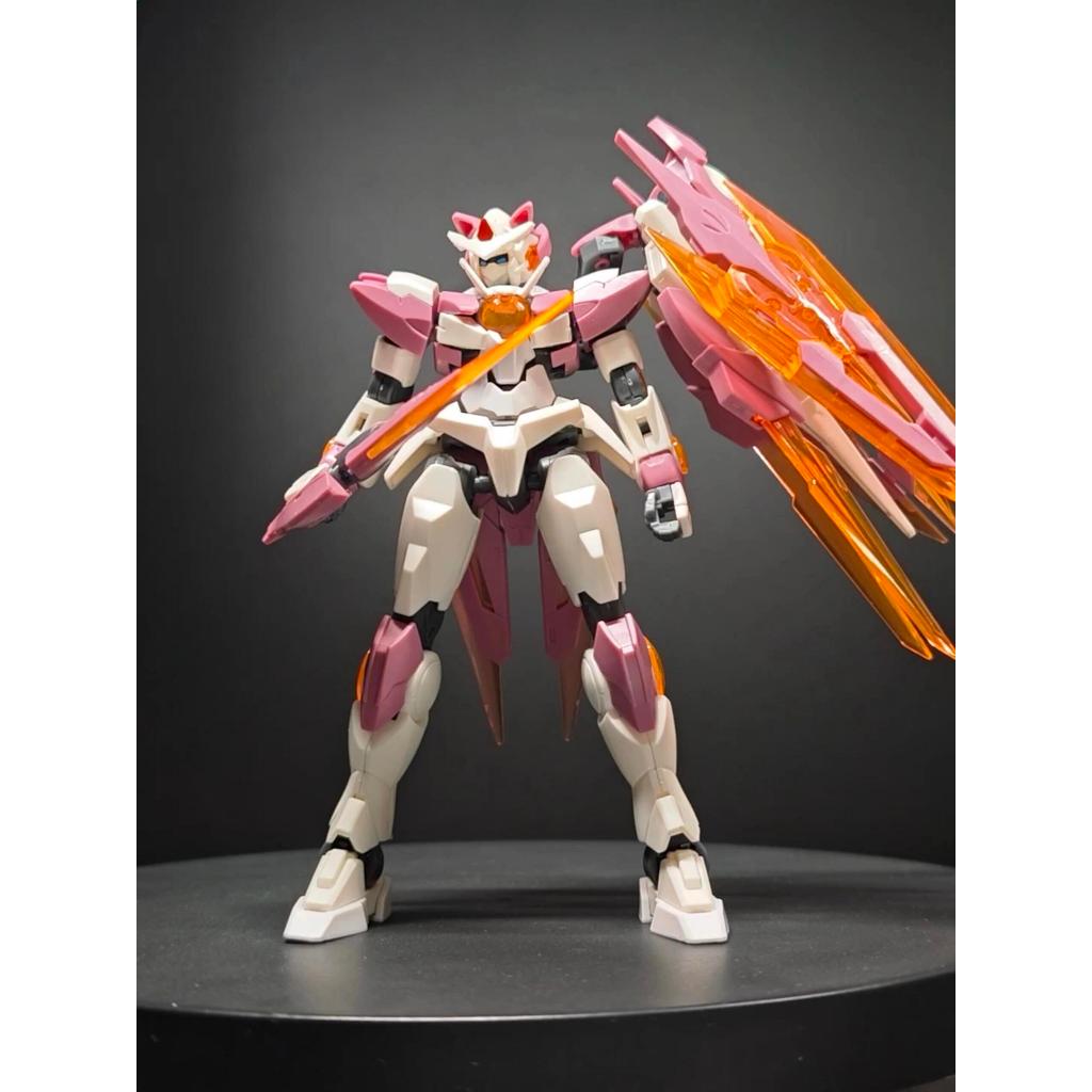 HG 1/144 Assembly Model Jujiang Shia Qan Jj-shia Pink Red (พร้อมฐาน+รูปลอกน้ํา)