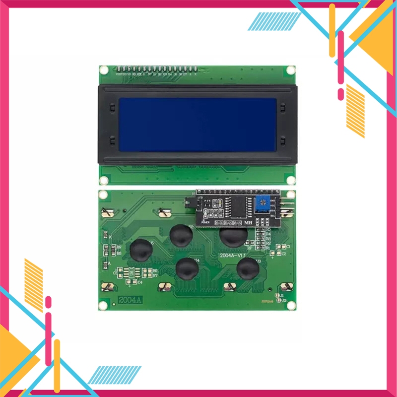 2004 IIC/I2C หน้าจอ LCD 4 เส้น | LCD 5V LCD พร้อม BACKGROUND IIC/I2C