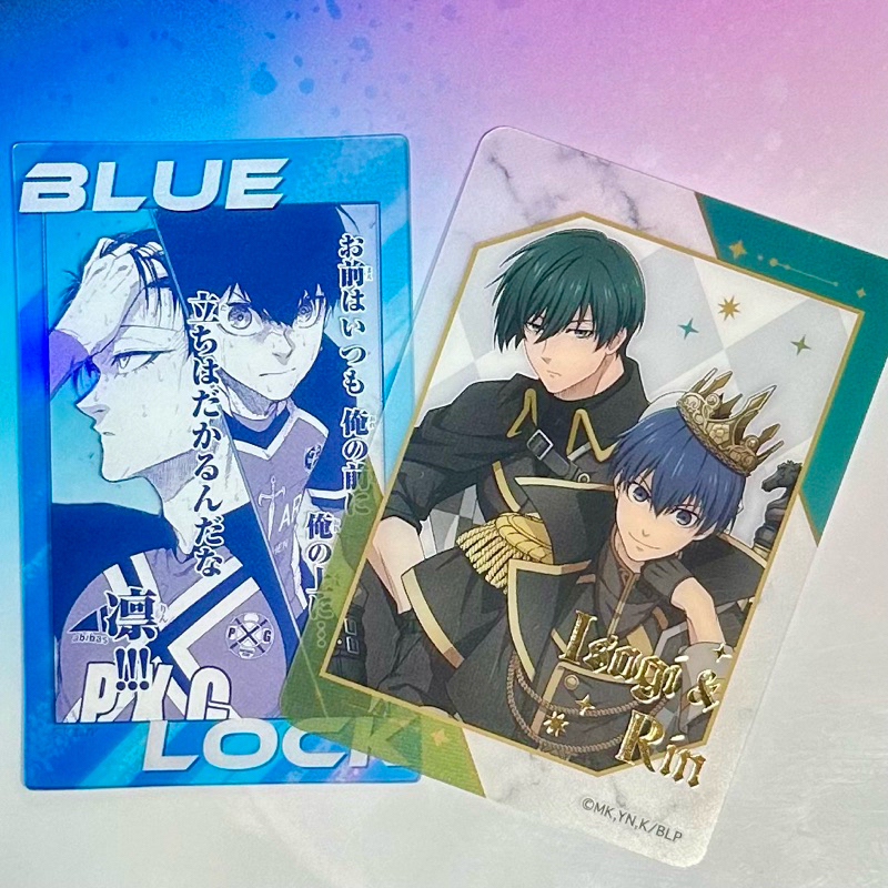Blue Lock - การ์ดใส Rin, Isagi - BLLK Blue Lock
