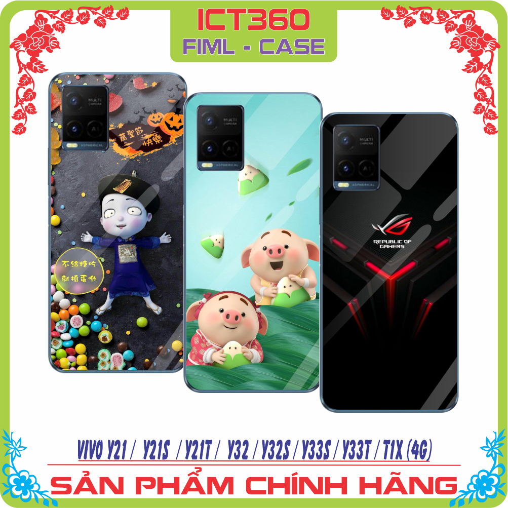 เคสกระจก VIVO Y21/ Y21S /Y21T/ Y32/Y32S/Y33S/Y33T / T1X (4G) - ขอพิมพ์ภาพถ่าย