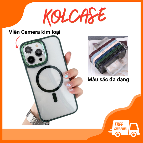 เคสโทรศัพท์ผสมโลหะรองรับการชาร์จไร้สายสําหรับ lphone 13 14 pro promax plus KOLEAD IP006