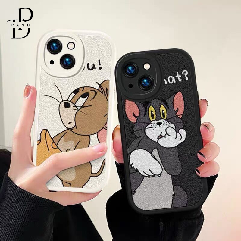 เคสโทรศัพท์ลายการ์ตูน iphone ของ Pandi Tom and Jerry Cute iphone 15promax