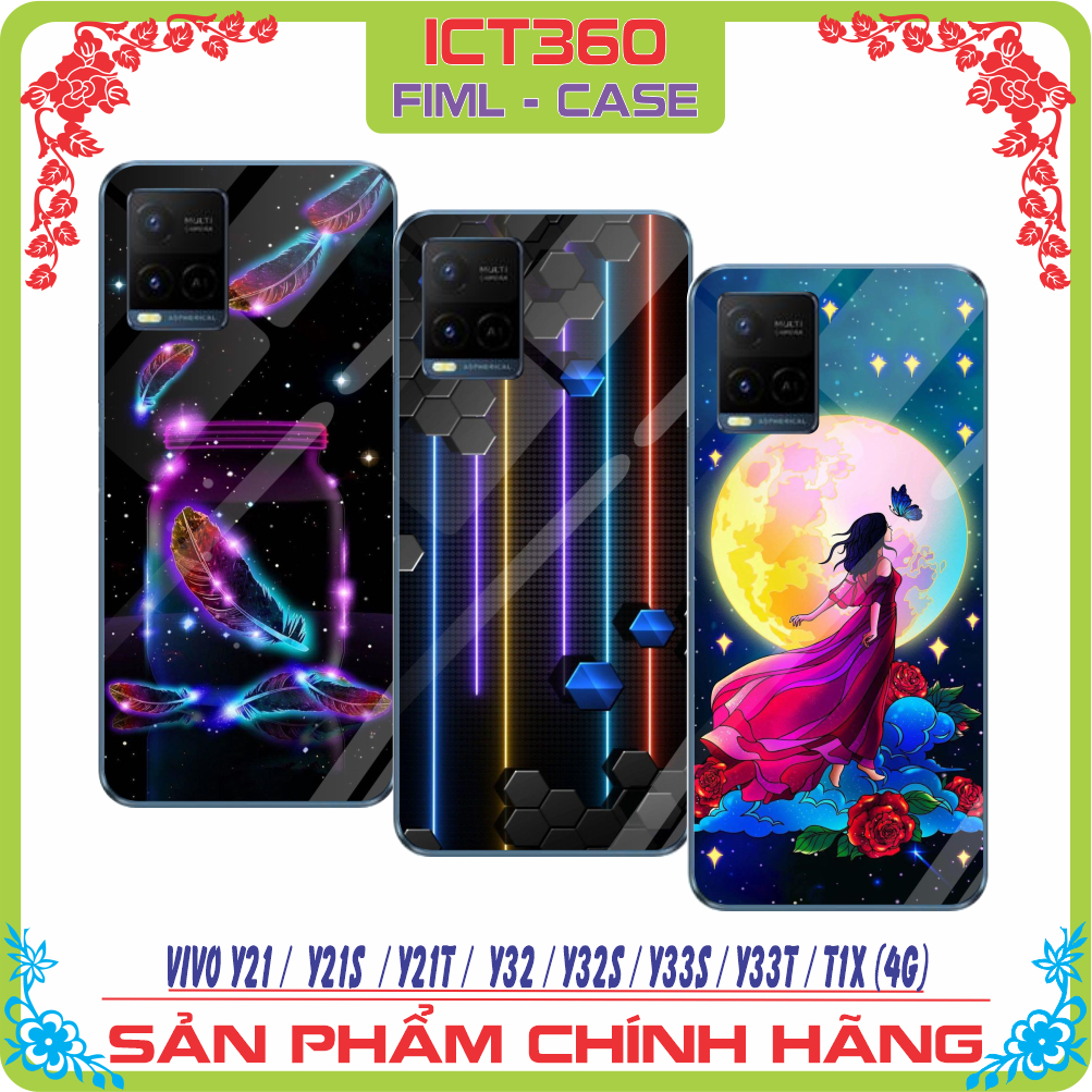 เคสกระจก VIVO Y21/ Y21S /Y21T/ Y32/Y32S/Y33S/Y33T / T1X (4G) - ขอพิมพ์ภาพถ่าย