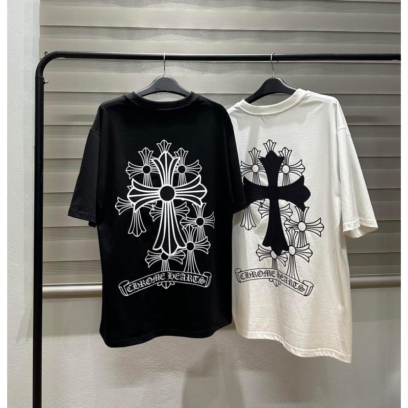 CHOME HEART COTTON เสื้อยืดผลิตภัณฑ์พรีเมี่ยม TYPE 1 BIG FOM LONG SIZE