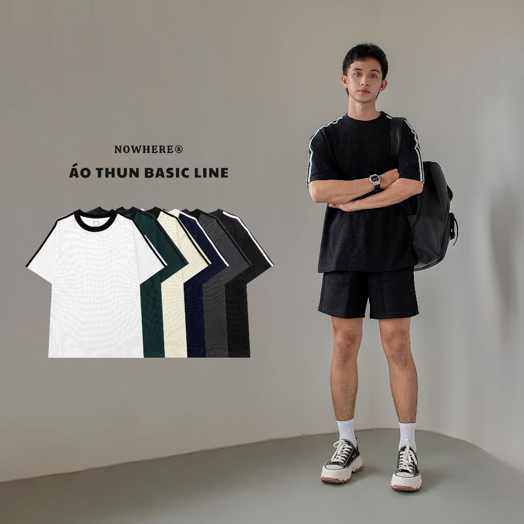 เสื้อยืด Nowhere Form OVERSIZED Dynamic WAFFLE Nowhere