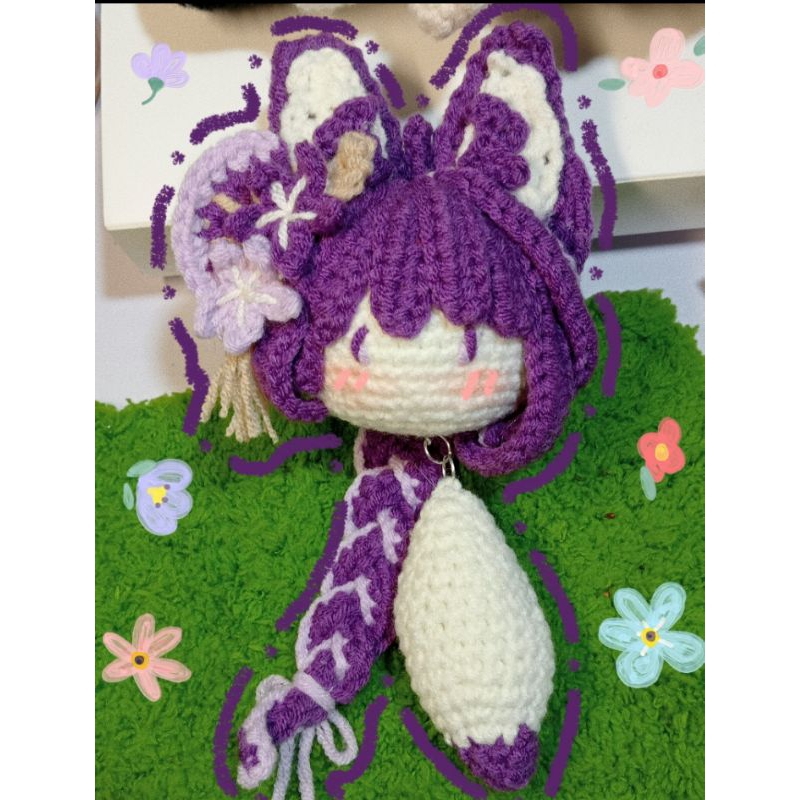 [GENSHIN IMPACT]พวงกุญแจ RAIDEN SHOGUN💜