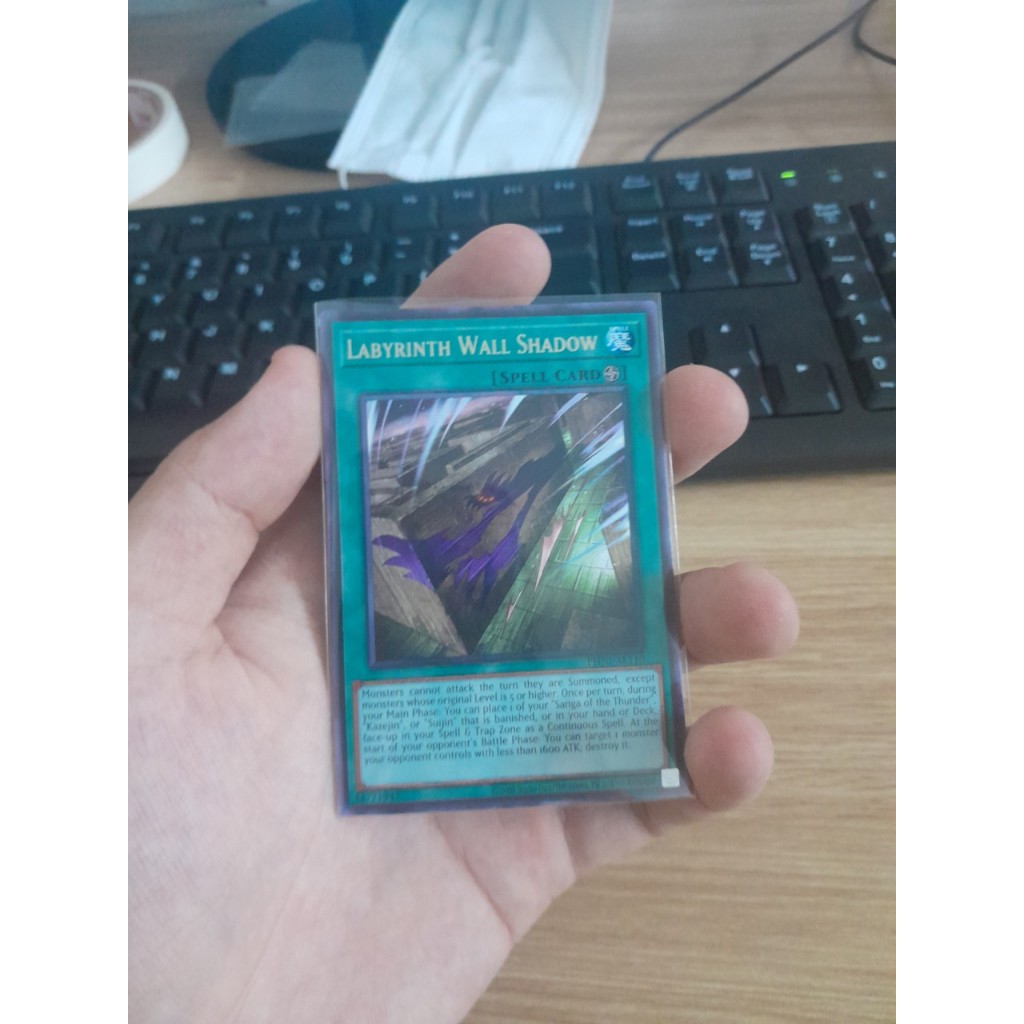 [ 21062024 ] Yugioh Card Labyrinth Wall Shadow ของแท้ - PHNI-AE110