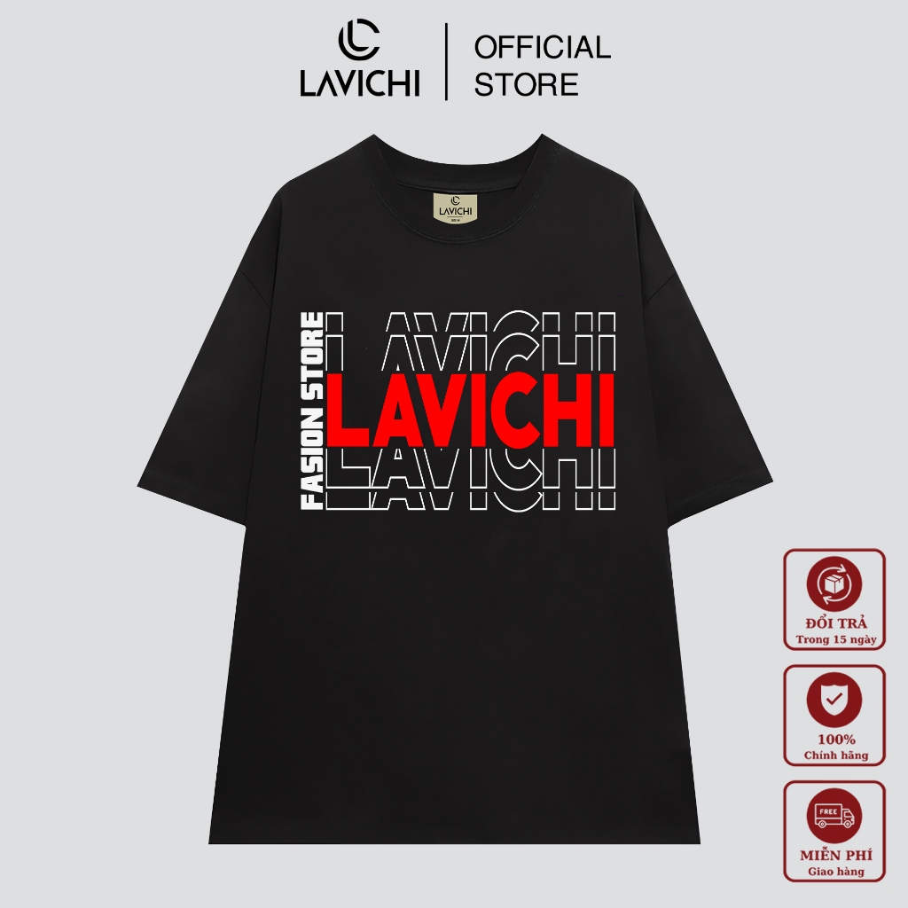 เสื้อยืด Unisex แบรนด์ท้องถิ่น LAVICHI GRAPHICS Premium 100% Cotton LAVICHI - LC057