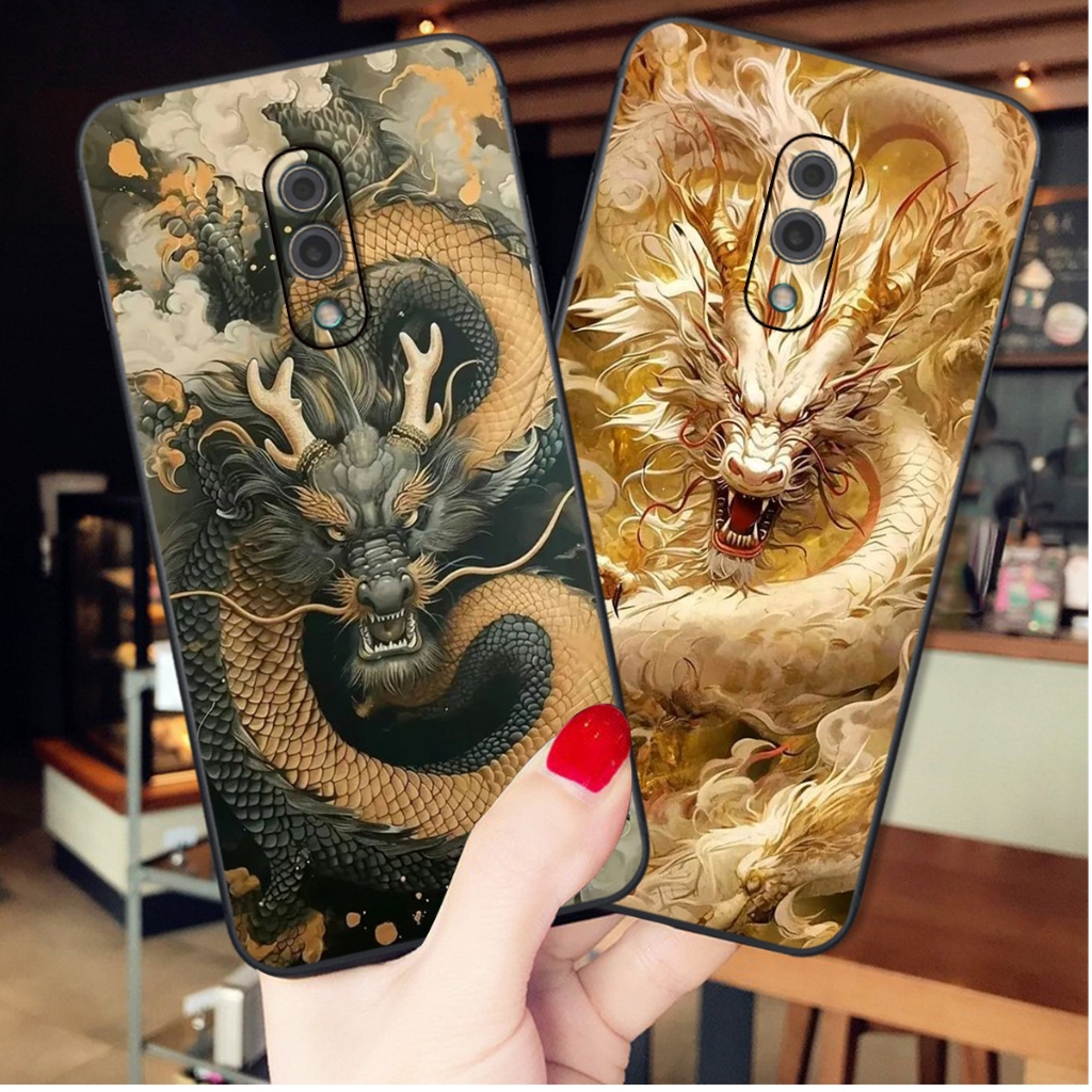 เคส Oppo K3 / REALME X พร้อมพิมพ์ลาย Dragon & Tiger สวยงาม