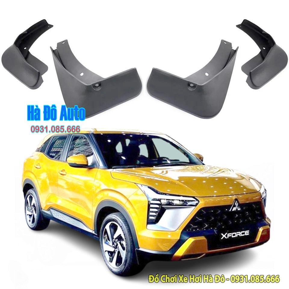 Xforce 2024 2025 Mud Flaps - ชุด 4 ชิ้น Mitsubishi Xforce 2024/2025 บังโคลนล้อ