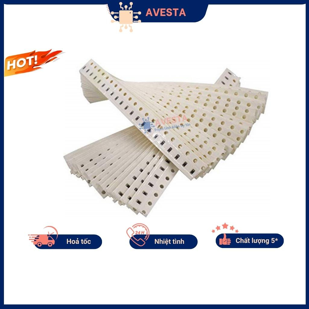 คุณภาพดี 08805 1/8W 4.3R - 22R 1% ตัวต้านทานแปะ (สายไฟ 100c) Aveta