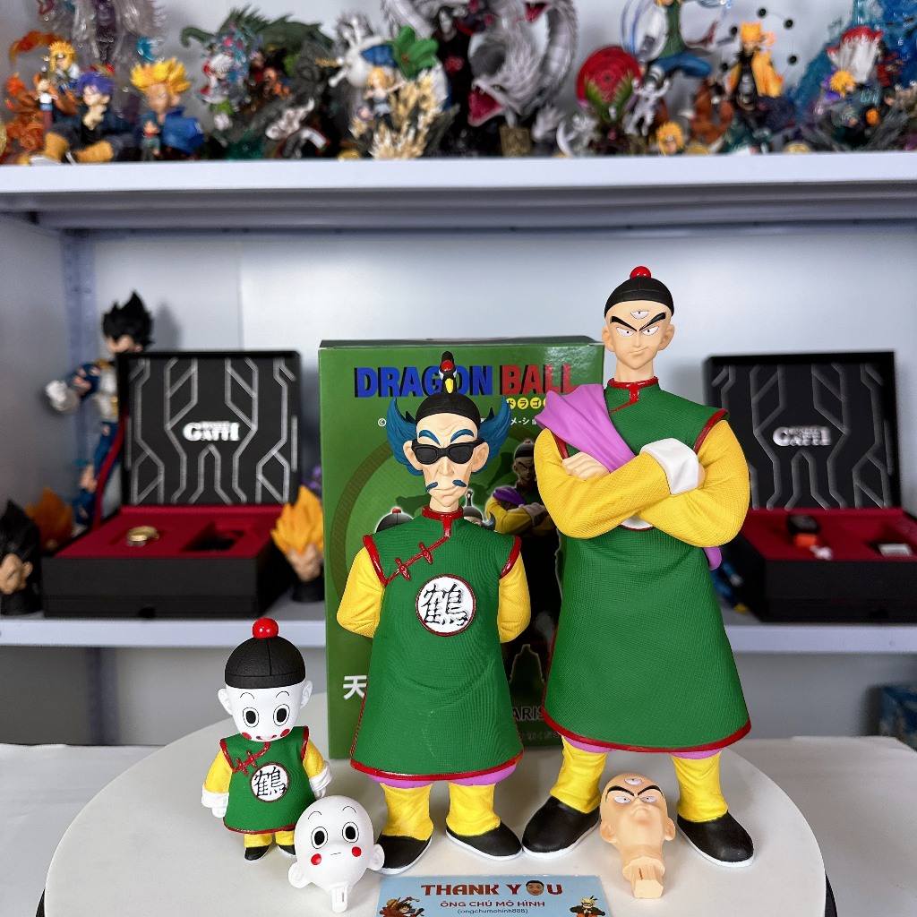 โมเดล 3 ครูและนักเรียน TenShinhan Chiotzu (Chan-Xu) ในดราก้อนบอล Ongchumohinh888 MH 733