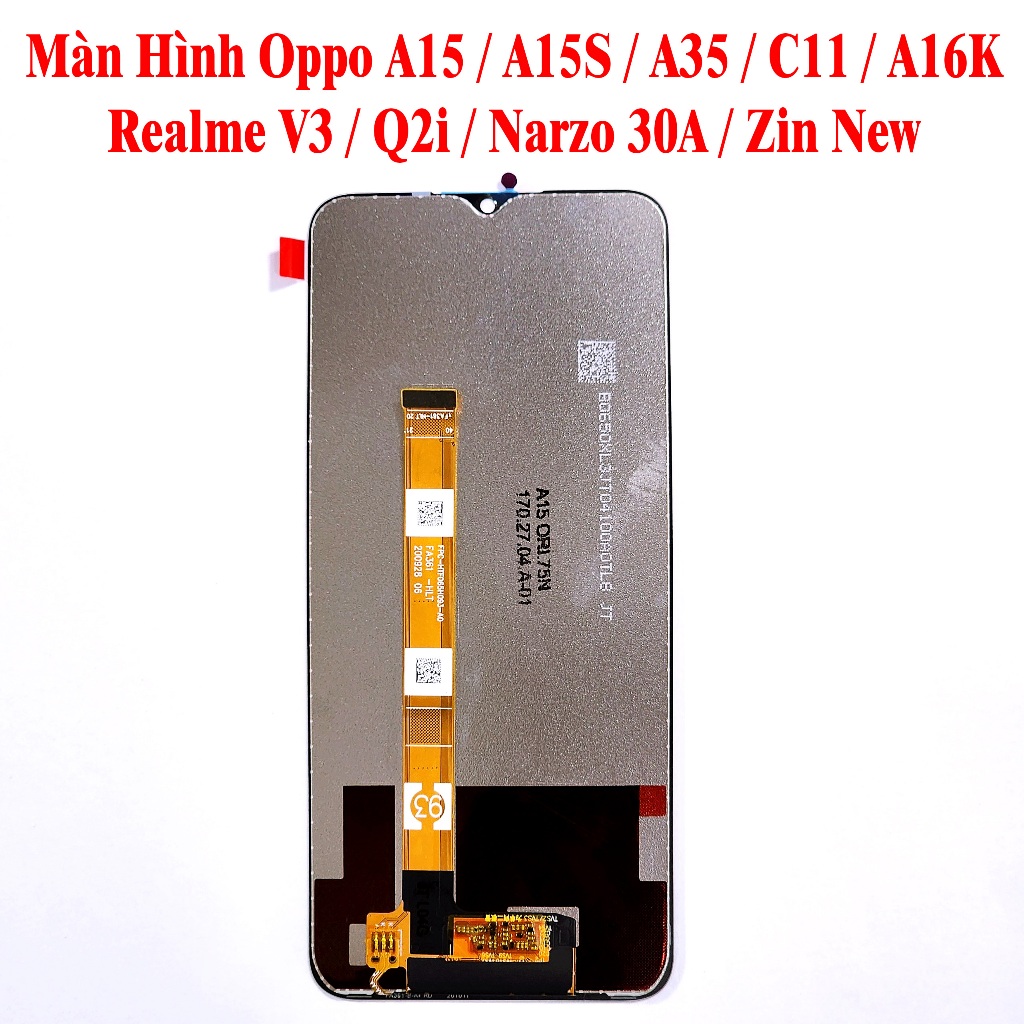 Oppo A15 / A15S / A35 / C11 / A16K / Realme V3 / Q2i / Narzo 30A / Zin หน้าจอโทรศัพท์ใหม่