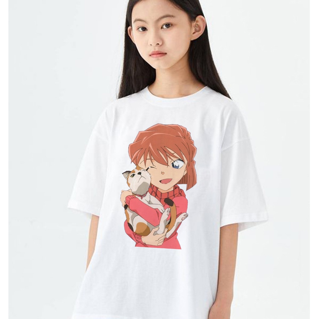 เสื้อยืด Haibara Ai - Detective Conan - Haibara x Conan ของขวัญ Unisex