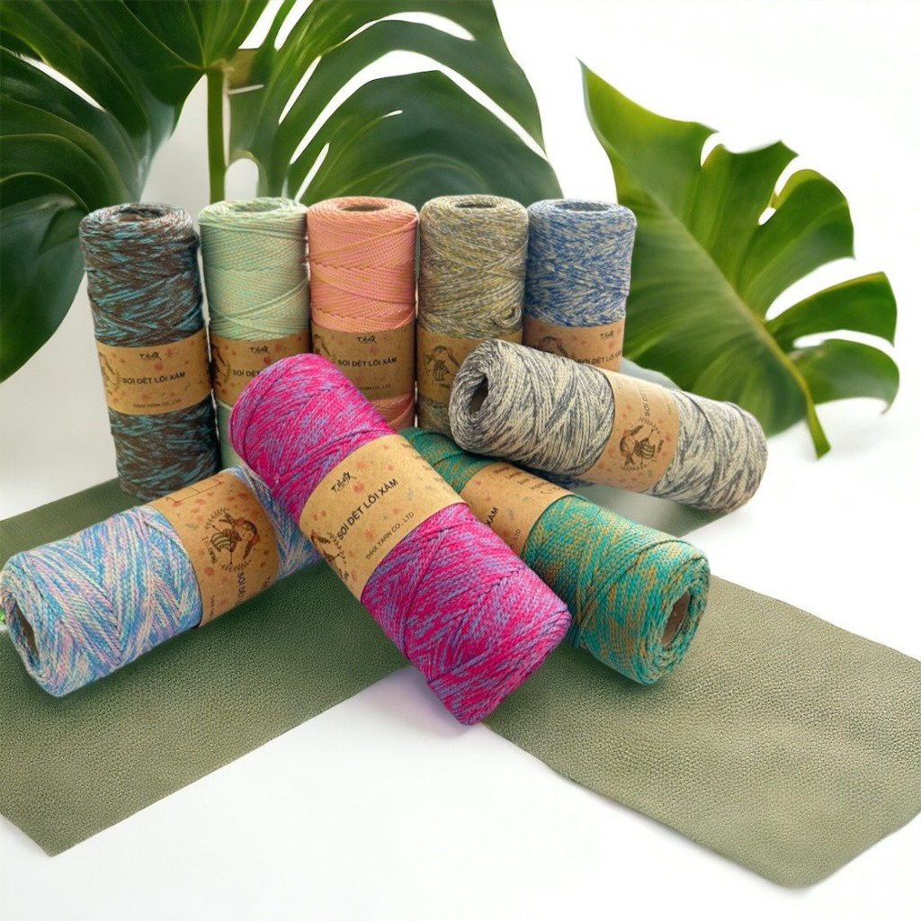 Long TEXTILE FIBER 130gr จานสีเต็มสี