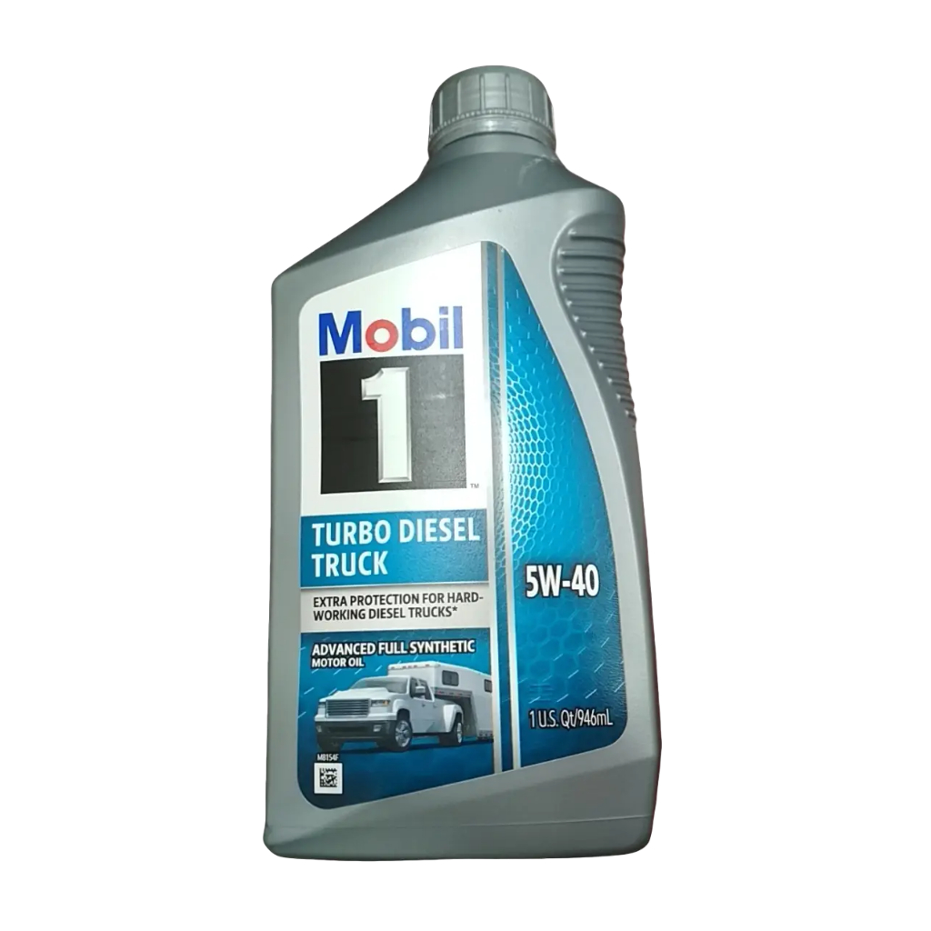 Mobil 1 Turbo Diesel Truck 5W-40 946ml น้ํามันหล่อลื่น - น้ํามันหล่อลื่น Mobil นําเข้าจาก US