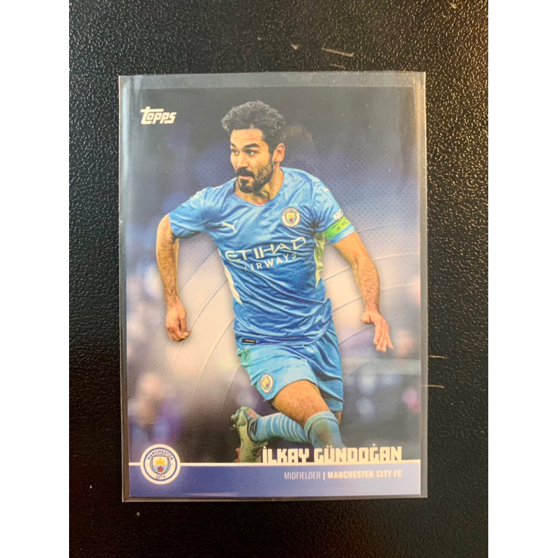 การ์ดฟุตบอล G247 Ikay Gundogan Manchester City Topps Manchester City Team Set 2022