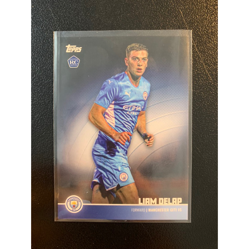การ์ดฟุตบอล G276 Liam Delap Manchester City Topps ชุดทีมแมนเชสเตอร์ซิตี้ 2022