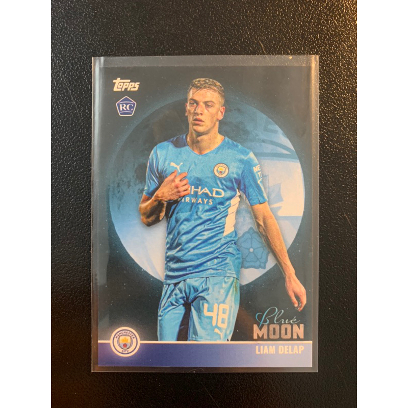 G277 Liam Delap Manchester City Topps ชุดทีมแมนเชสเตอร์ซิตี้ 2022 การ์ดฟุตบอล