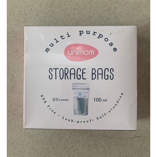 UNIMOM KOREAN BPA-FREE BREAST MILK BAG (ภาชนะเก็บนม) 100ML (30 ถุง/กล่อง) UM870497