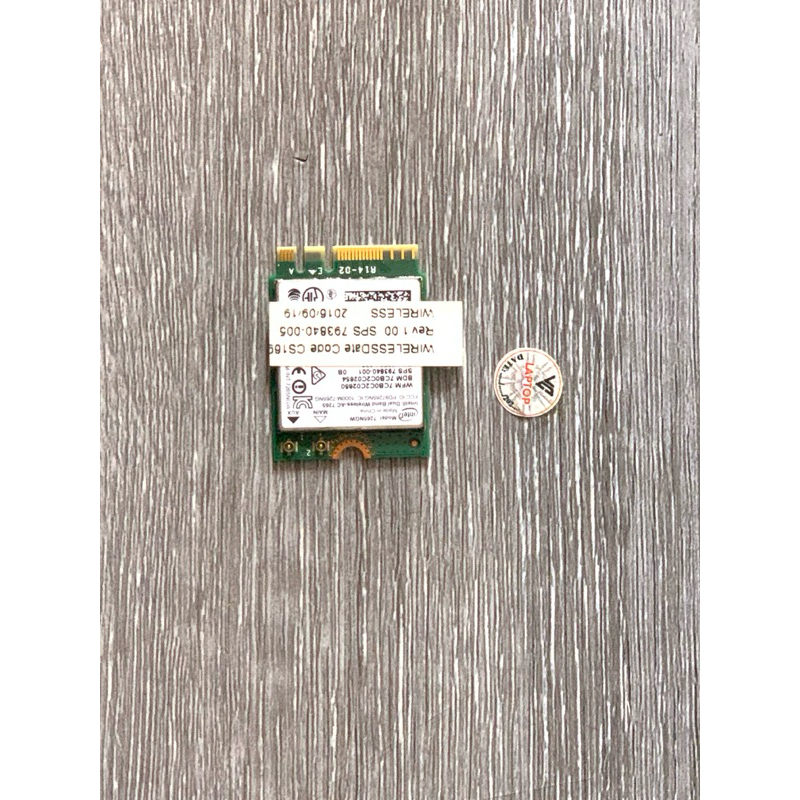 การ์ด Wifi สําหรับแล็ปท็อป HP 348 G3 รุ่น 7265NGW สินค้าถอดประกอบเดิม