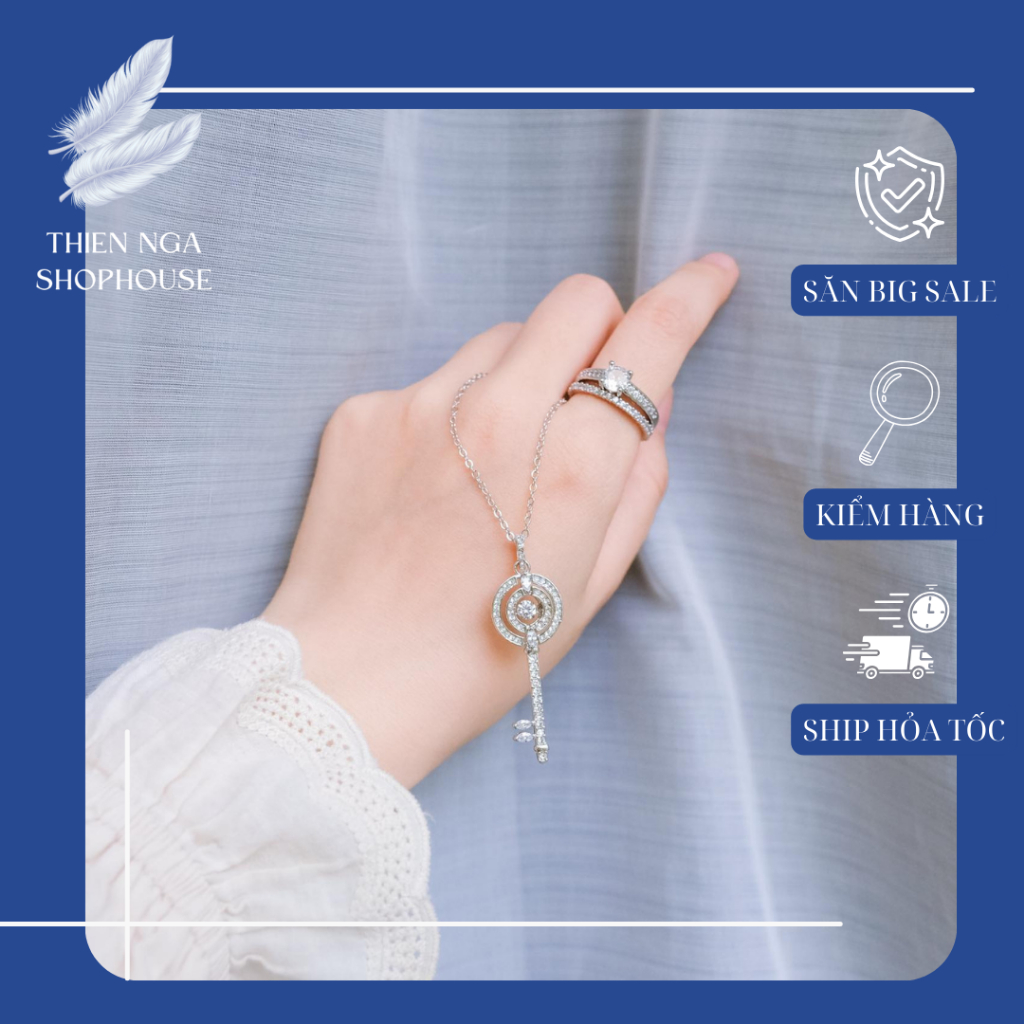 สร้อยคอสตรียาวล็อคหินคริสตัล 360 องศา หรูหราและผู้หญิง Fullbox_thien_nga_veet_nam