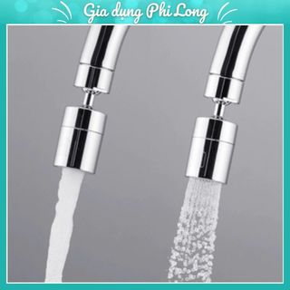 Đầu Vòi Rửa Chén Tăng Áp Xoay 360 Độ, Tạo Bọt Chống Bắn Hai Chế Độ Phun Tiện Ích