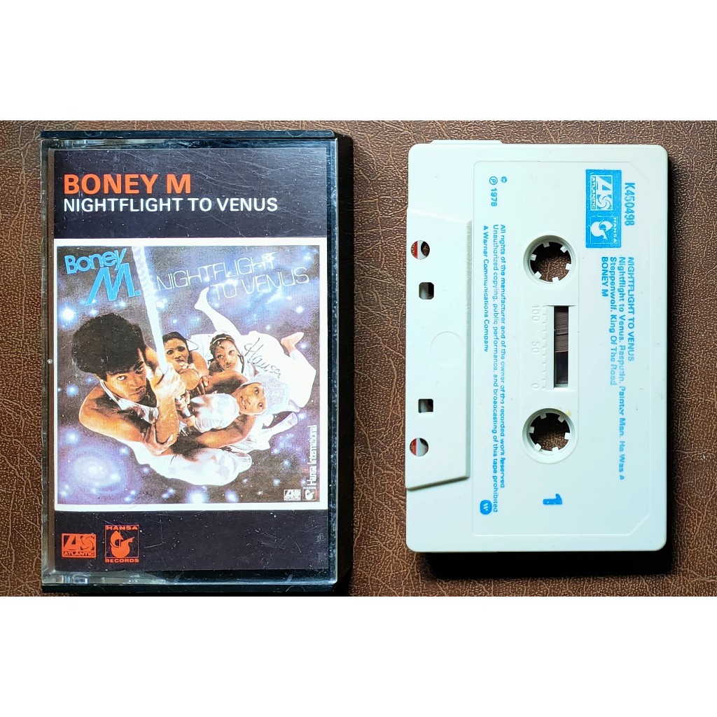 Băng Cassette Gốc Boney M - Nightflight To Venus (Made In UK)