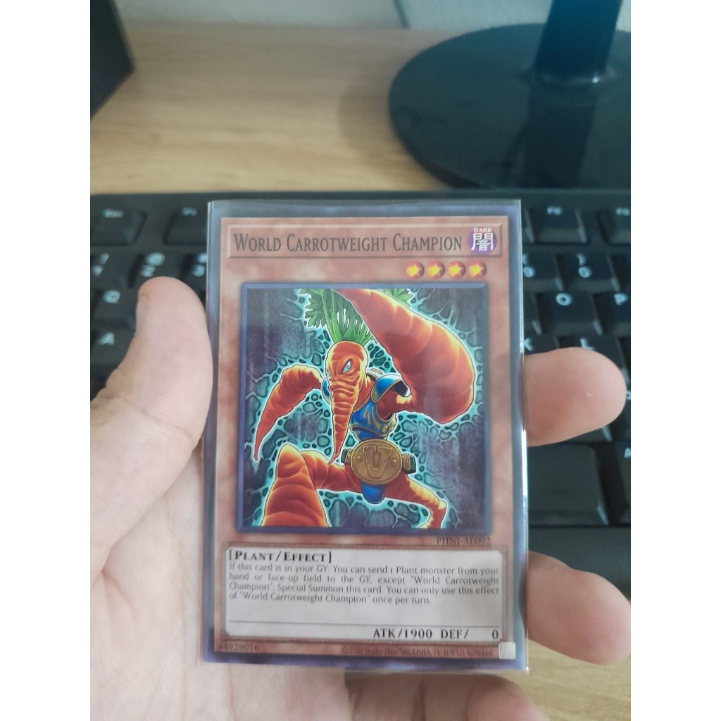 [ 26062024 ] ของแท้ Yugioh Card World Carrotweight Champion - PHNI-AE092