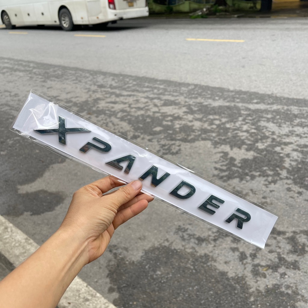 1 Mitsubishi XPANDER สติ๊กเกอร์แต่งรถพิมพ์ลายตัวอักษรภาษาอังกฤษ 30.5*2.5 ซม.