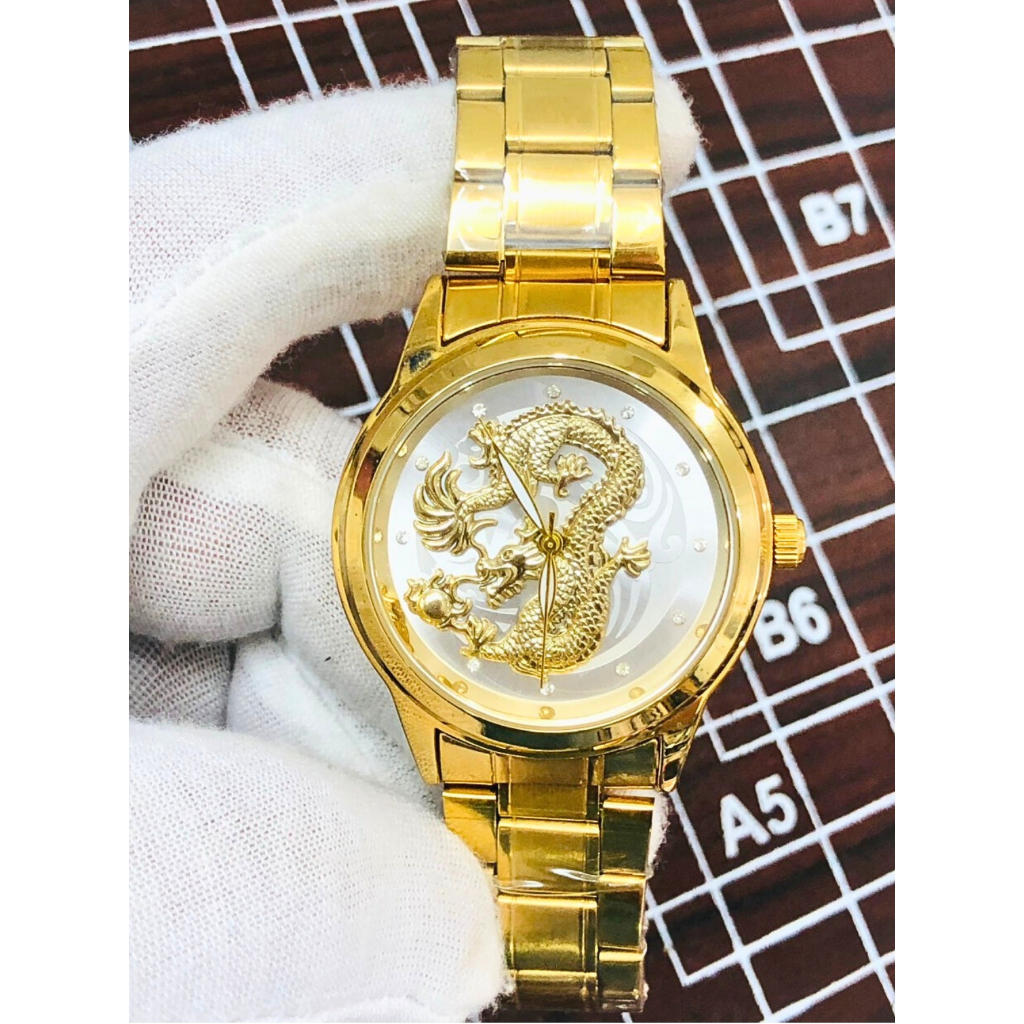 FNGEEN Fngone 666 นาฬิกาข้อมือผู้ชายแฟชั่นกีฬา สายเหล็กกันสนิม ฟรีแบตเตอรี่และถอดสาย