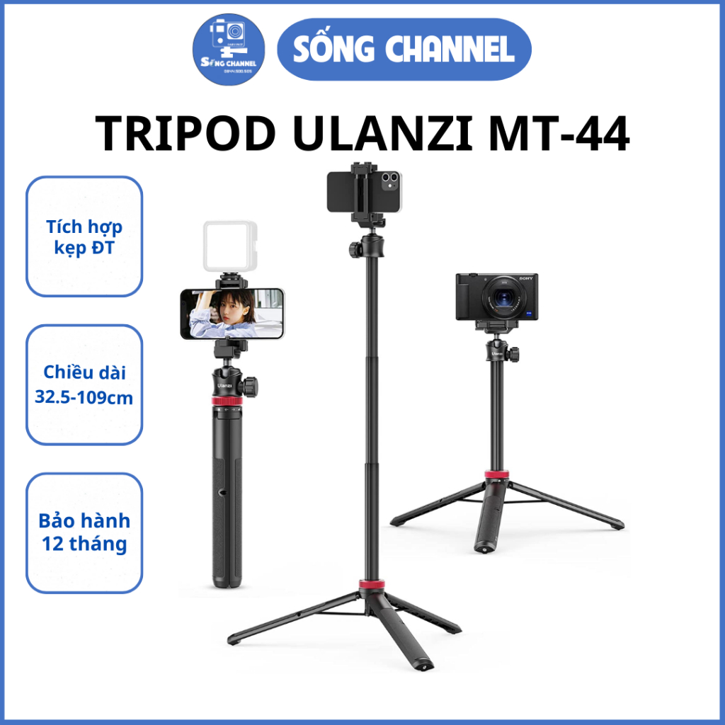 ที่วางขาตั้งกล้องสําหรับโทรศัพท์ Ulanzi MT-44