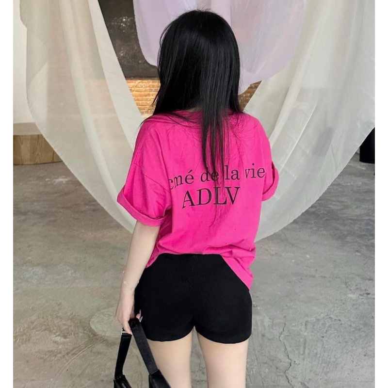 AD SHIRT: LV BASIC DARK PINK