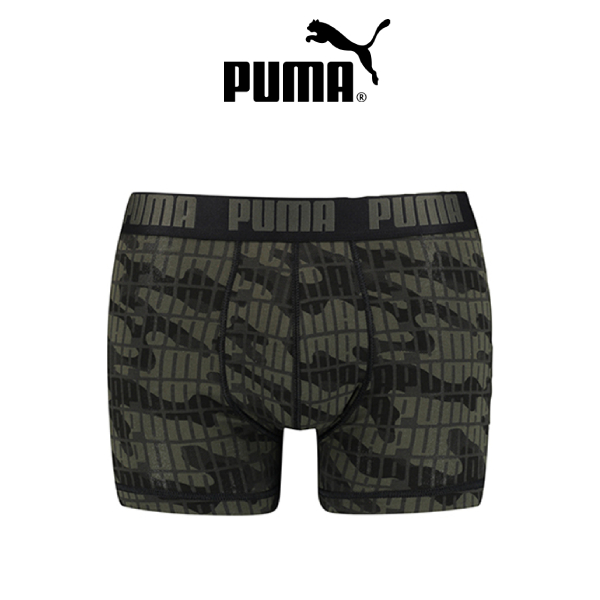 Puma กางเกงบ็อกเซอร์ผู้ชาย Puma ของแท้ Puma Everyday Men Camo Boxer