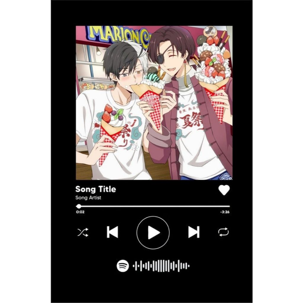 กรอบรูปโพลา 6x9 ซม. ชุด Anime Win Breaker คอลเลกชันคู่ (P1)