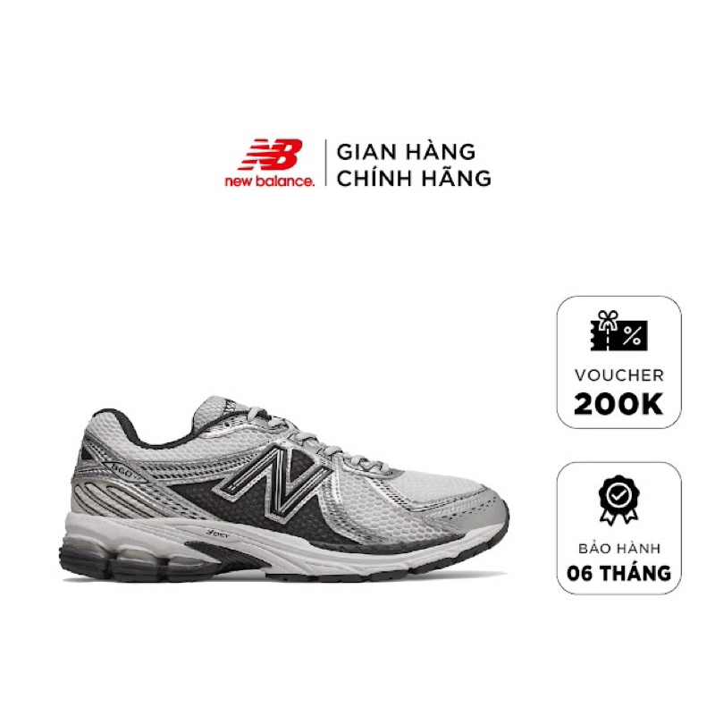 [ของแท้] New Balance ML860 Mens White / Grey Shoes (ML860XD)