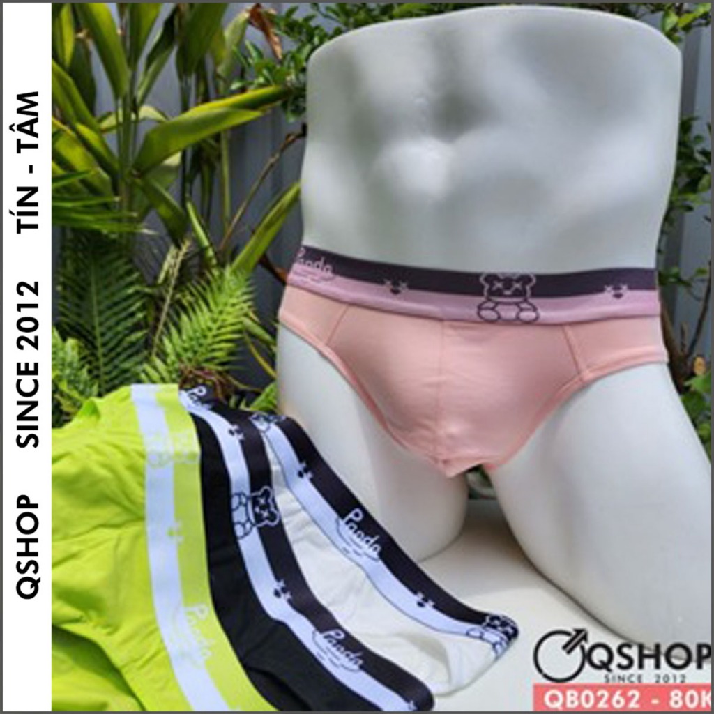 QSHOP กางเกงชั้นในชายผ้าฝ้าย