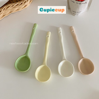 Thìa Sứ Tráng Men, Muỗng sứ Ăn Cơm Màu Sắc Trang Nhã Phong Cách Hàn Quốc THIA001