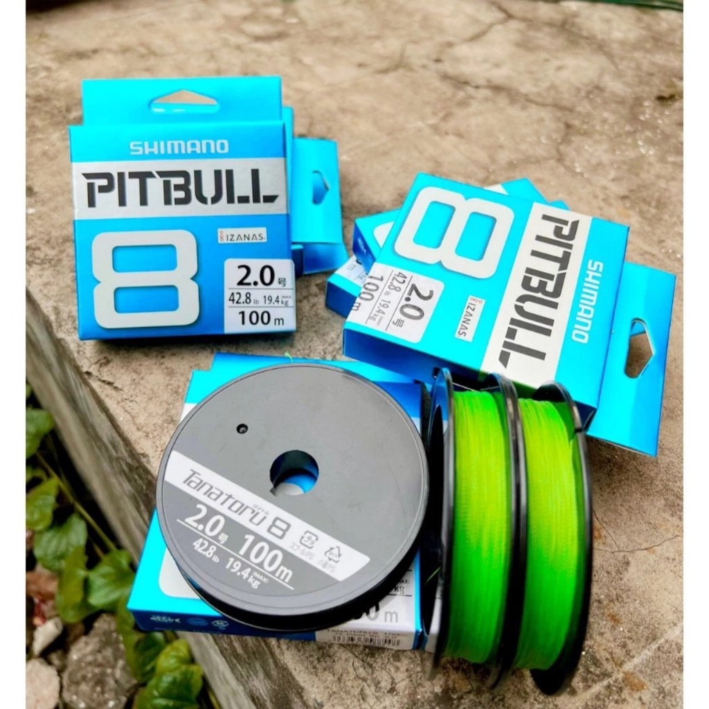 สายตกปลา Shimano Pitbull X8 PE (100ม.) เชี่ยวชาญในล่อปลาช่อนและปลากะพงแดงทุกขนาด จาก {0.8-7.0}