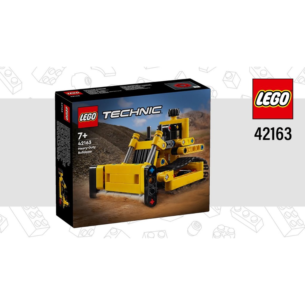 ของแท้ LEGO Technic Heavy-Duty Bulldozer 42163 Puzzle Toy - 195 Parts