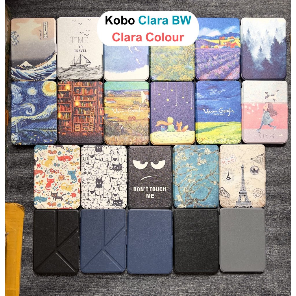 Kobo Clara Color/Clara BW Leather Cover, Kobo Clara Color/Clara BW Reader Case