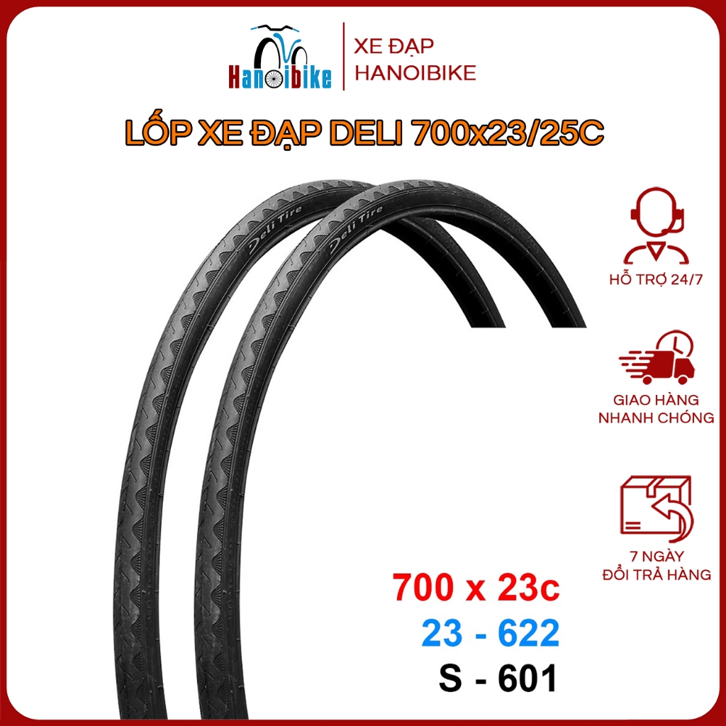 ยางรถจักรยานล้อ Deli 700c, ขอบเหล็ก Kenda 700x23c, 700x25c สําหรับ Road, Touring, Fixed Gear