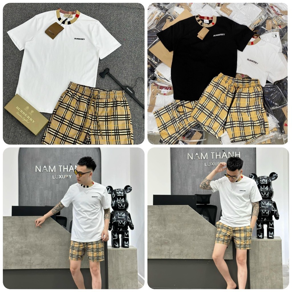 Bbr T-shirt Set - BBR เสื้อยืดผ้าฝ้ายหลวมสําหรับผู้ชายและผู้หญิง BBR 2024 อัปเดตชุด Super Nice วัสดุเย็น ชุด HotHit