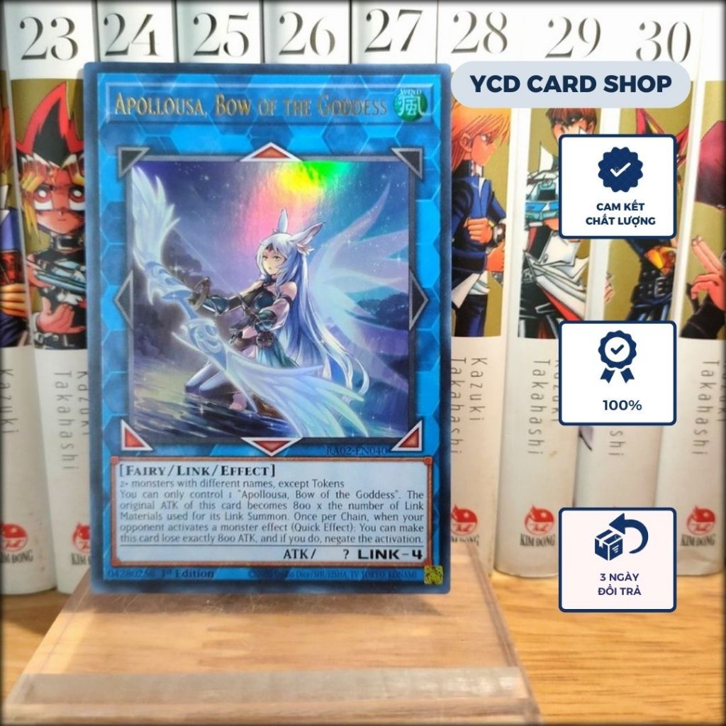 [YCDcardgame] การ์ด Yugioh ของแท้ Apollousa โบว์แห่งเทพธิดา