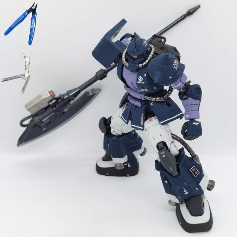(พร้อมรูปลอกน้ํา)โมเดลประกอบ 1/144 GTO Zaku II Ortiga Gundam Toy
